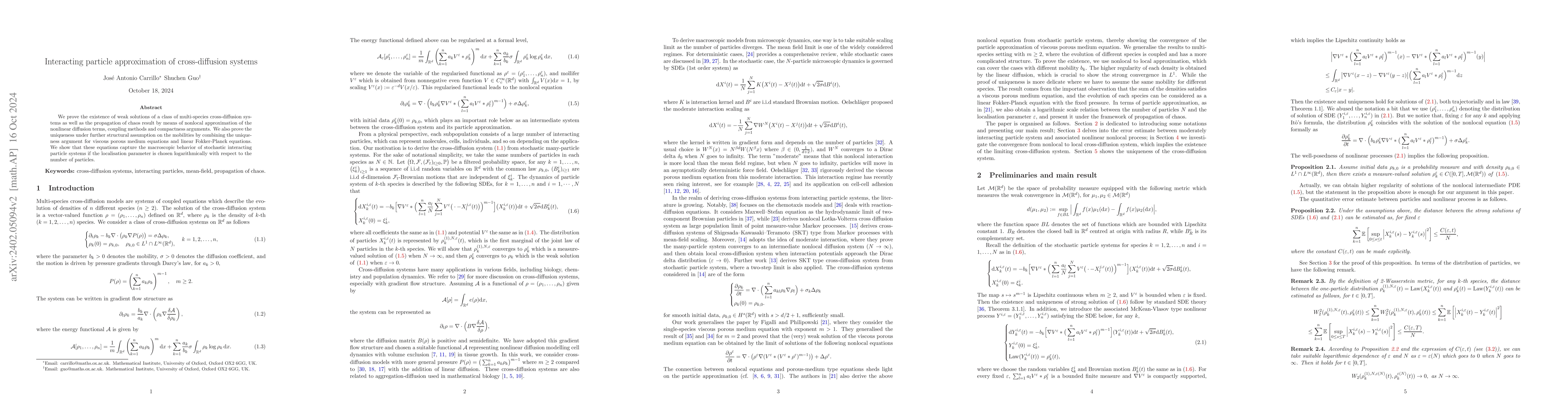Thumbnail for Interacting particle approximation of cross-diffusion systems