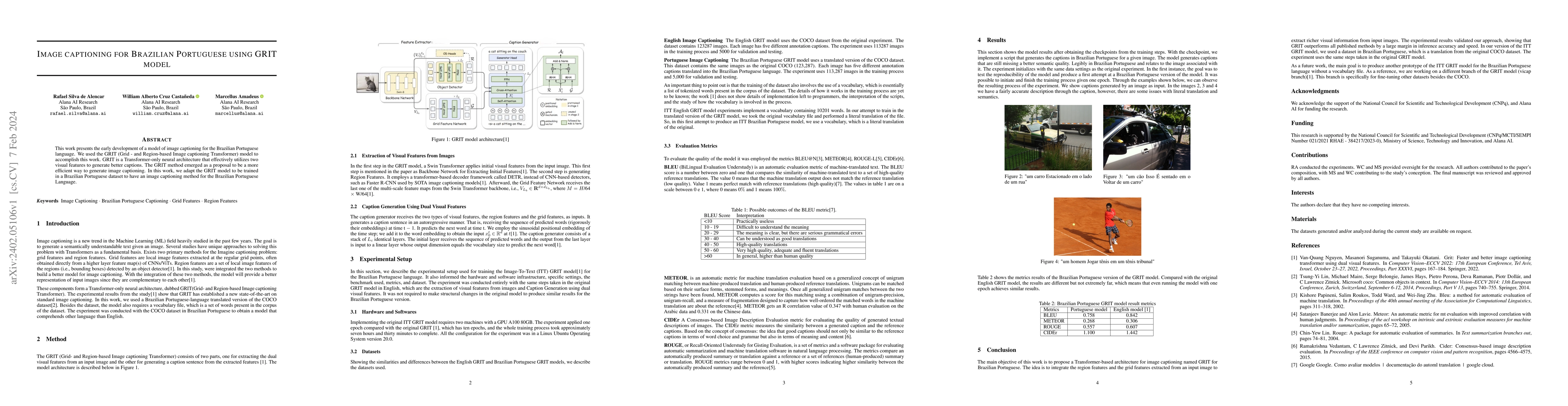 Thumbnail for Image captioning for Brazilian Portuguese using GRIT model