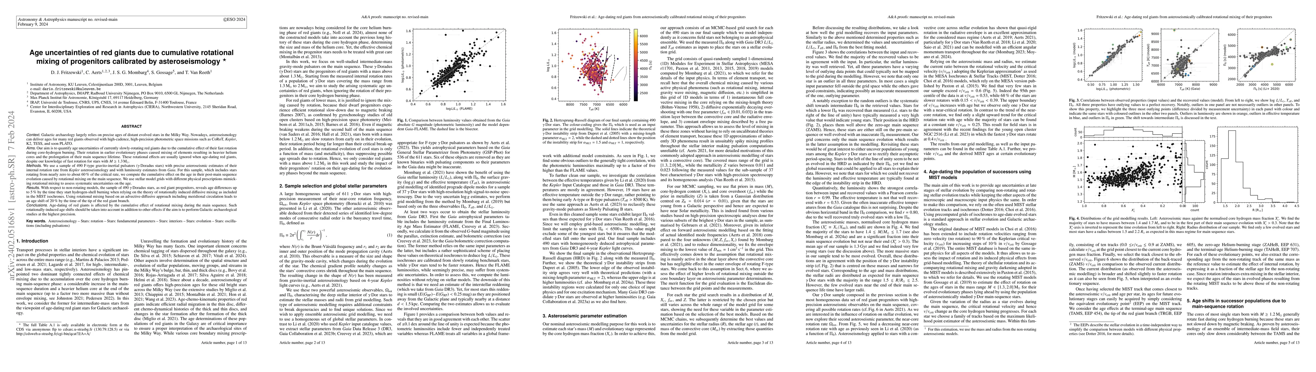 Thumbnail for Age uncertainties of red giants due to cumulative rotational mixing of
  progenitors calibrated by asteroseismology