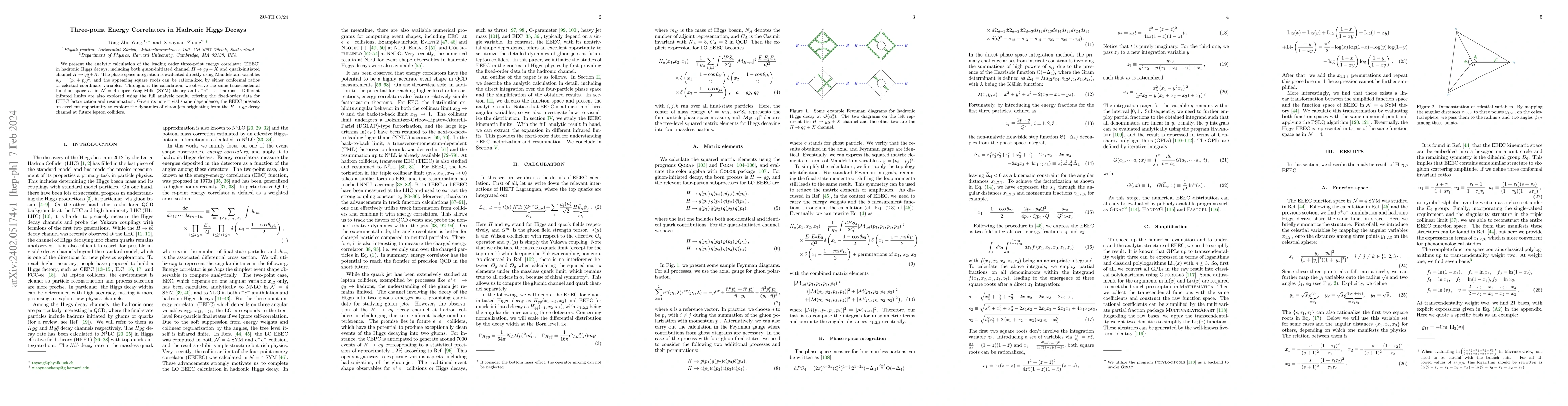 Thumbnail for Three-point Energy Correlators in Hadronic Higgs Decays