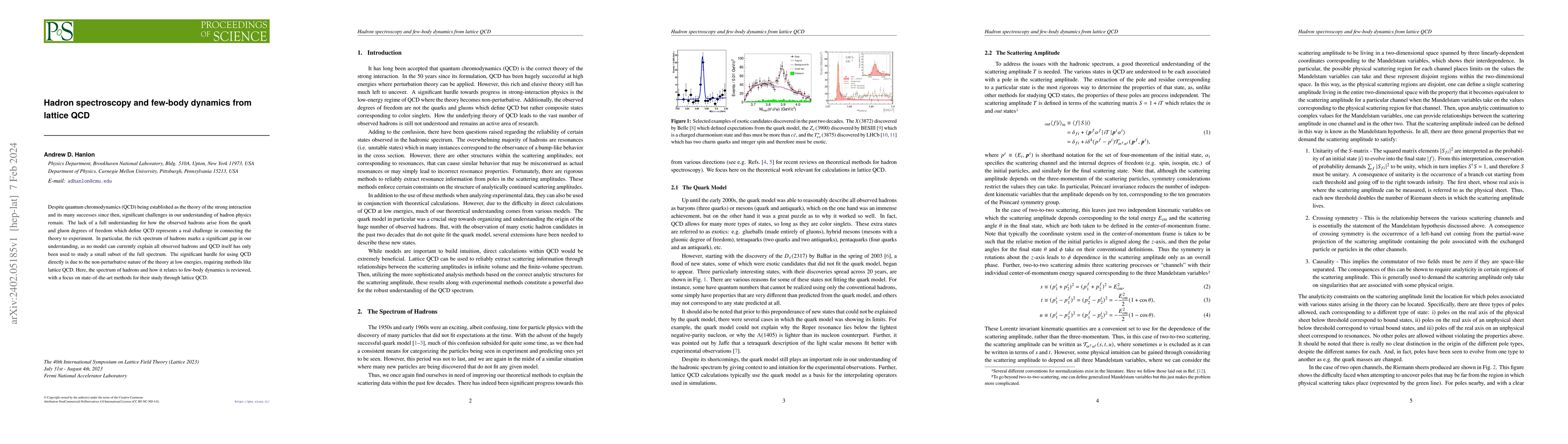 Thumbnail for Hadron spectroscopy and few-body dynamics from lattice QCD