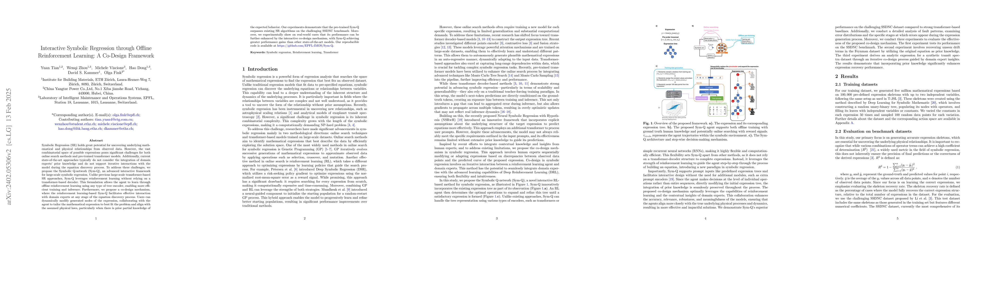 Thumbnail for Sym-Q: Adaptive Symbolic Regression via Sequential Decision-Making