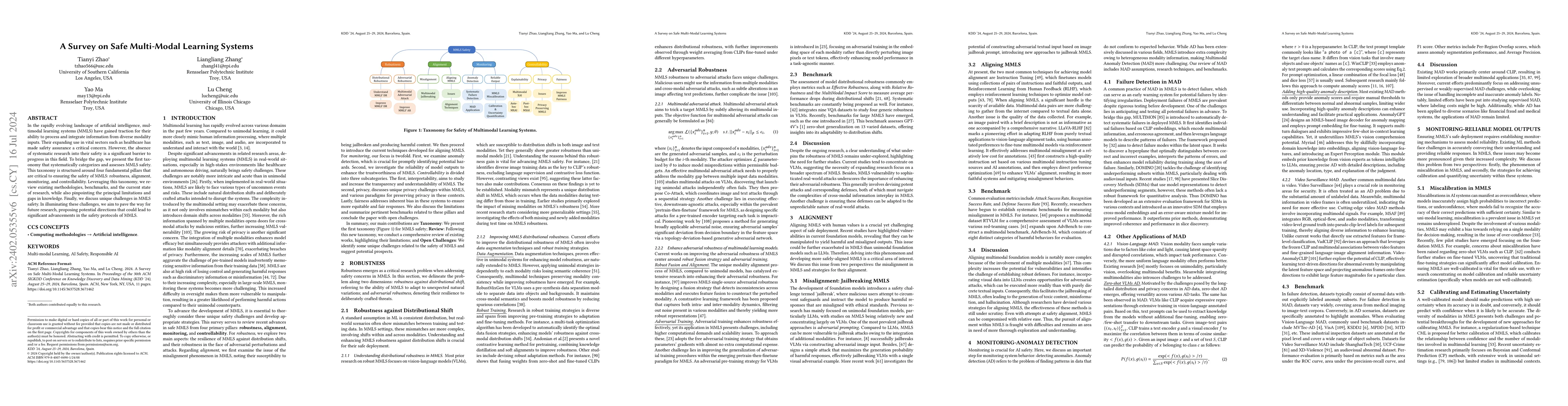 Thumbnail for A Survey on Safe Multi-Modal Learning System