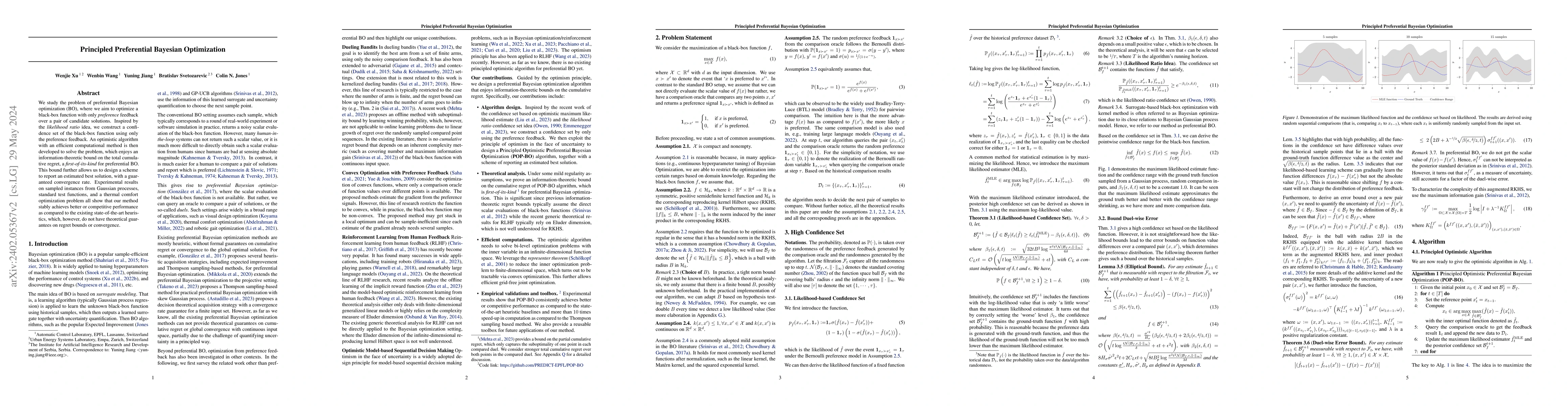 Thumbnail for Principled Preferential Bayesian Optimization