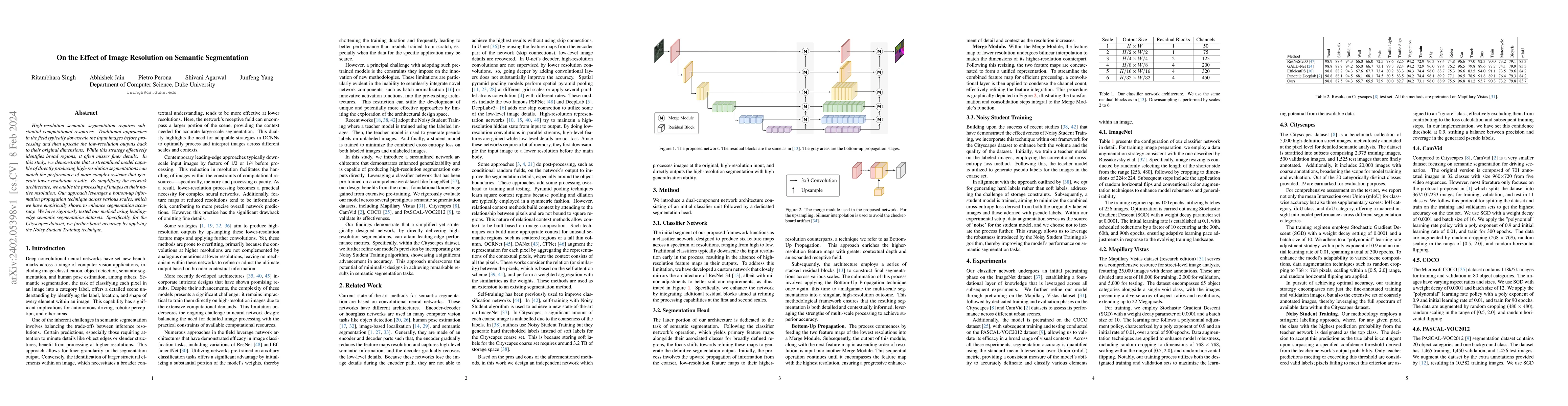 Thumbnail for On the Effect of Image Resolution on Semantic Segmentation