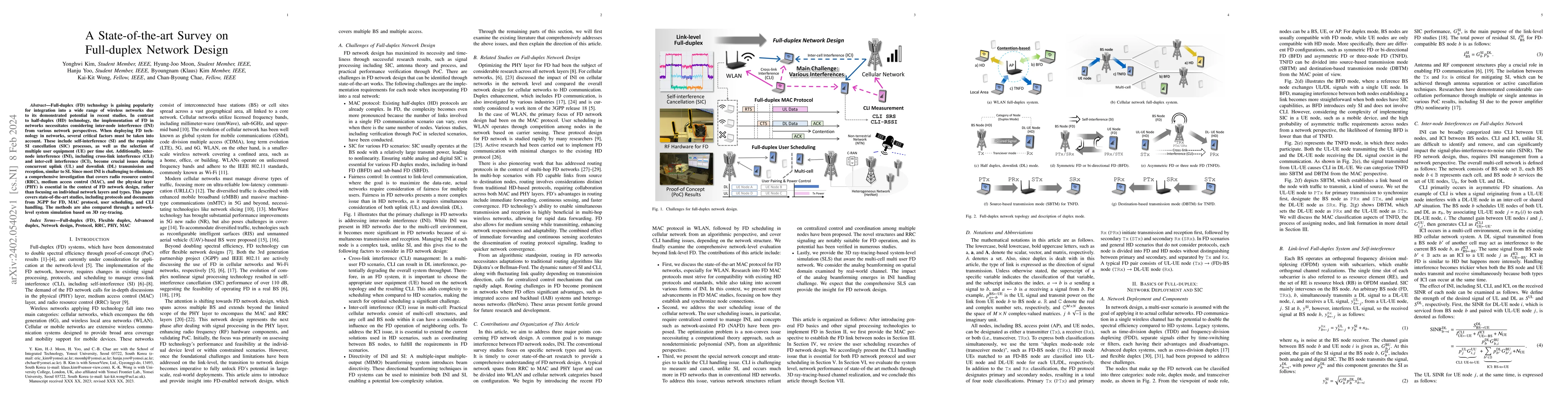 Thumbnail for A State-of-the-art Survey on Full-duplex Network Design