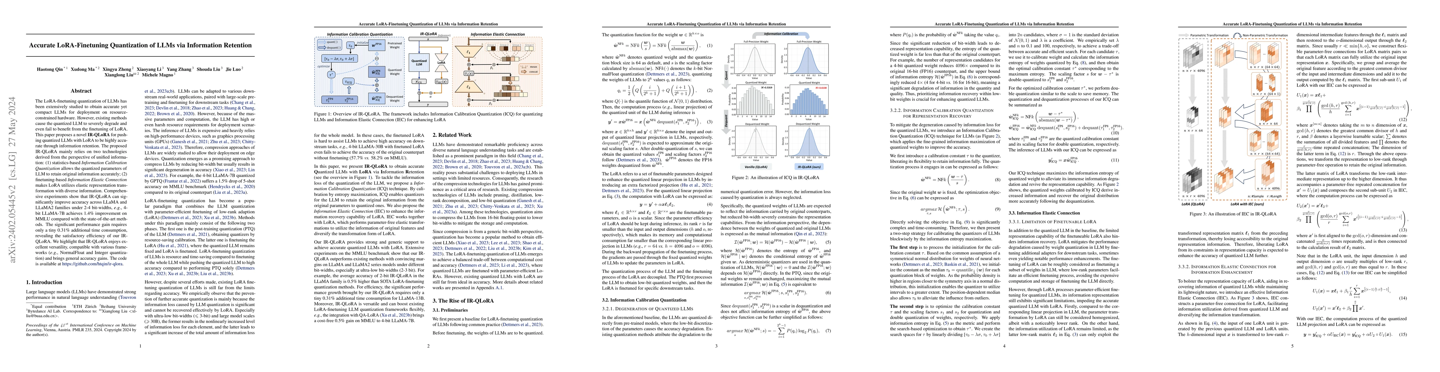 Thumbnail for Accurate LoRA-Finetuning Quantization of LLMs via Information Retention