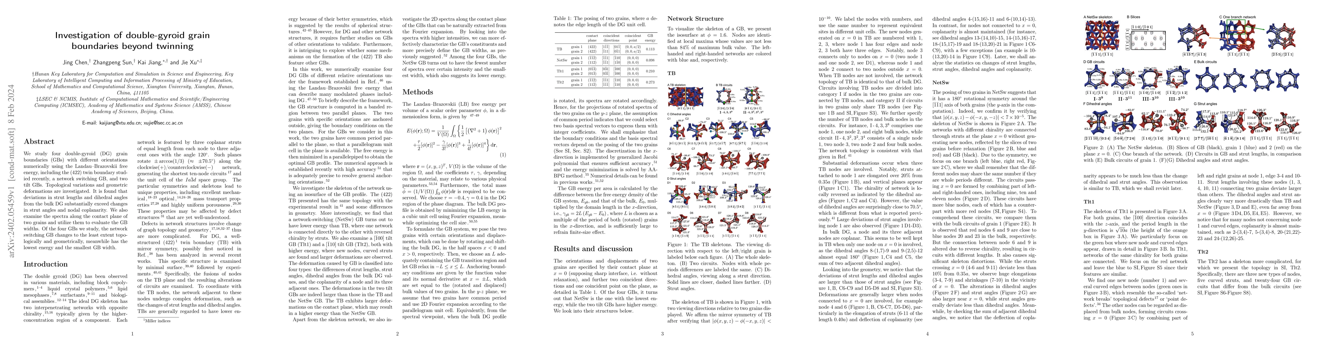 Thumbnail for Investigation of double-gyroid grain boundaries beyond twinning