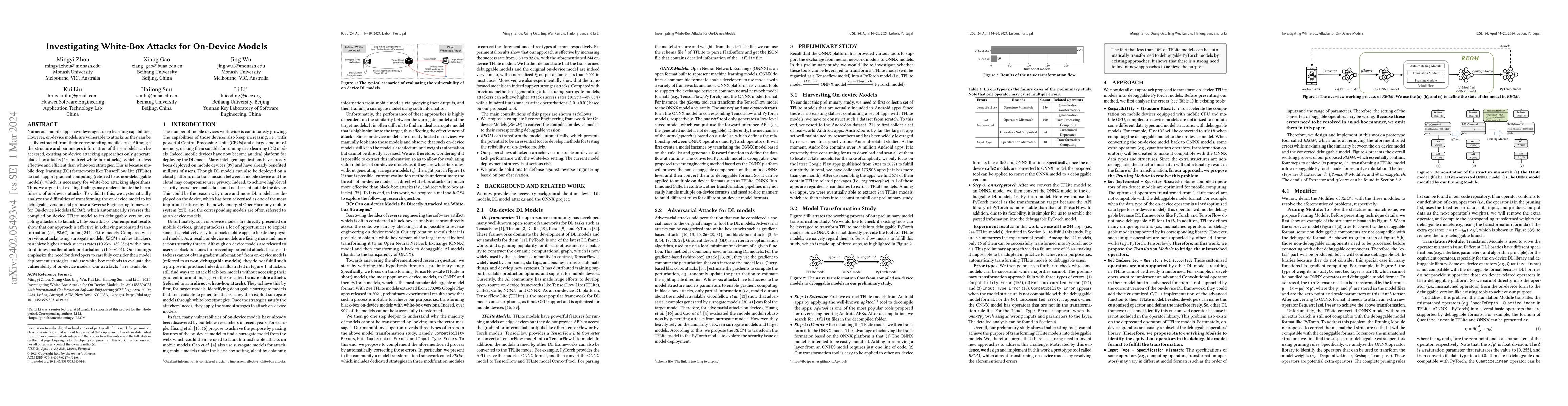 Thumbnail for Investigating White-Box Attacks for On-Device Models