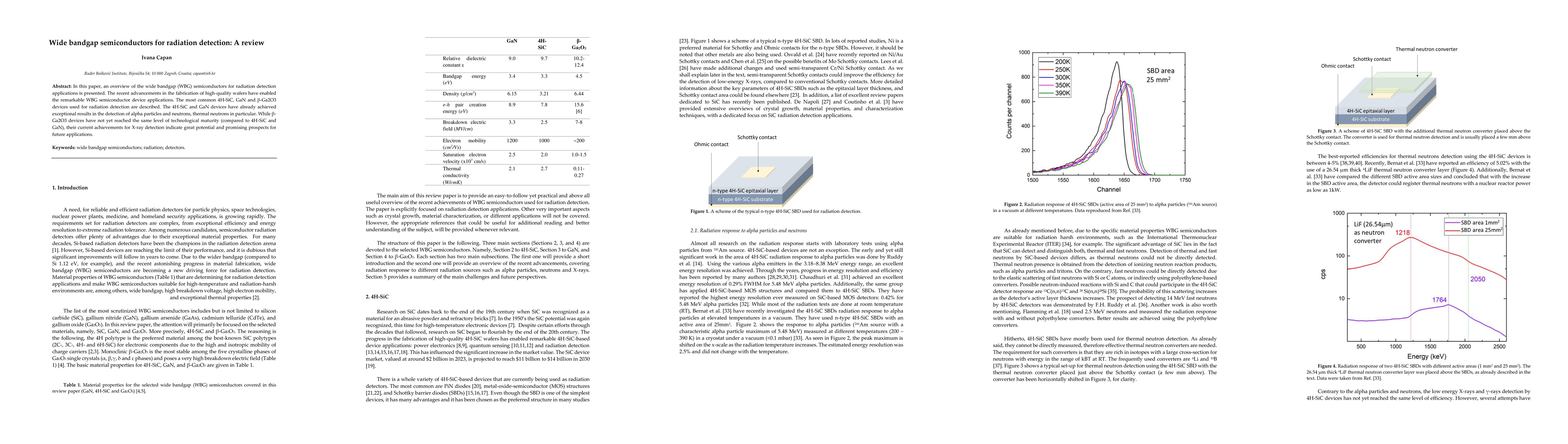 Thumbnail for Wide bandgap semiconductors for radiation detection: A review
