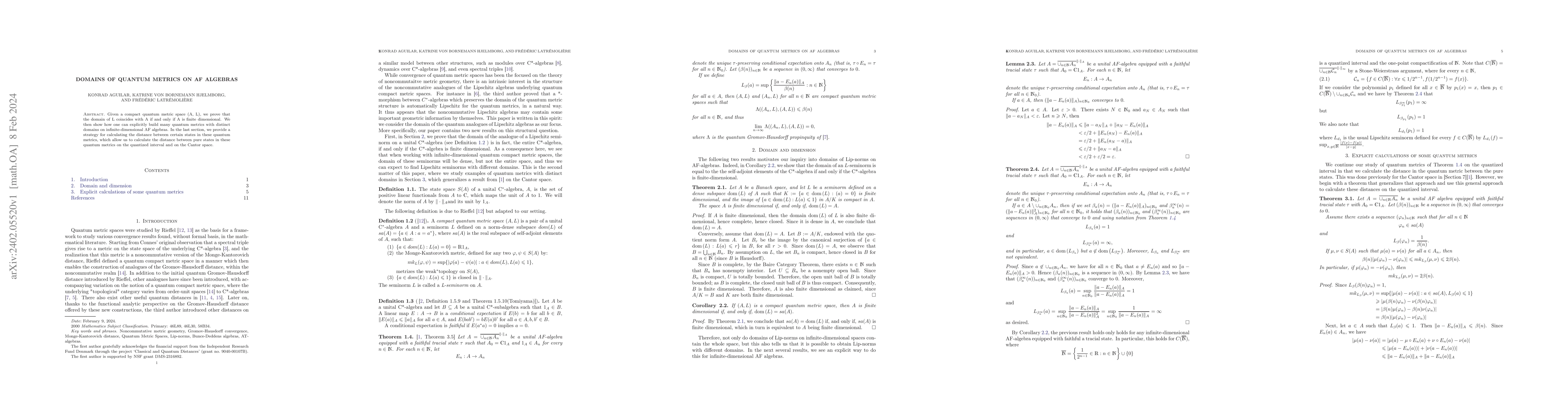 Thumbnail for Domains of quantum metrics on AF algebras