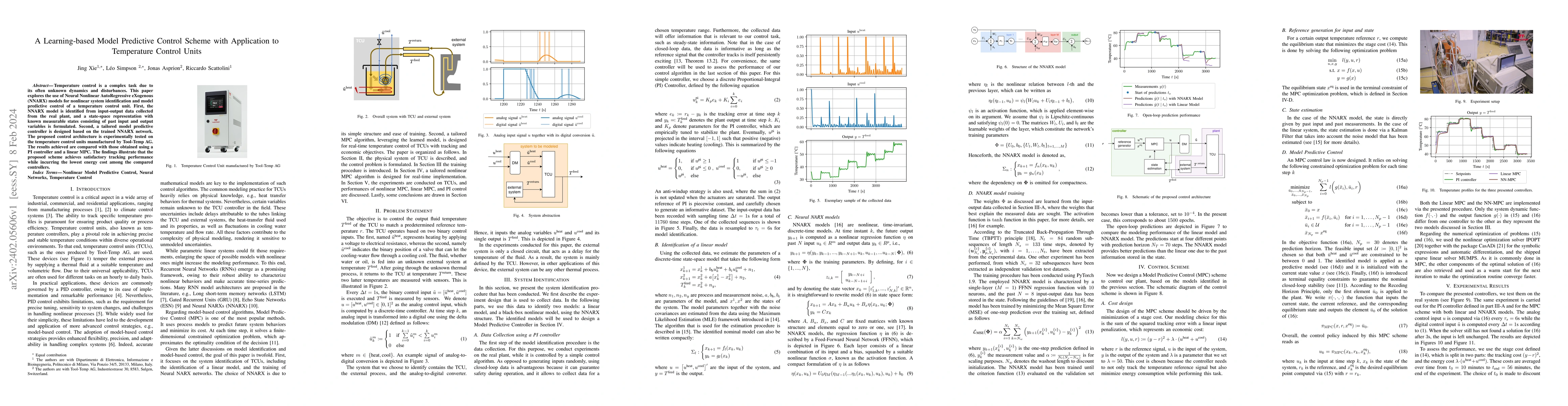 Thumbnail for A Learning-based Model Predictive Control Scheme with Application to
  Temperature Control Units