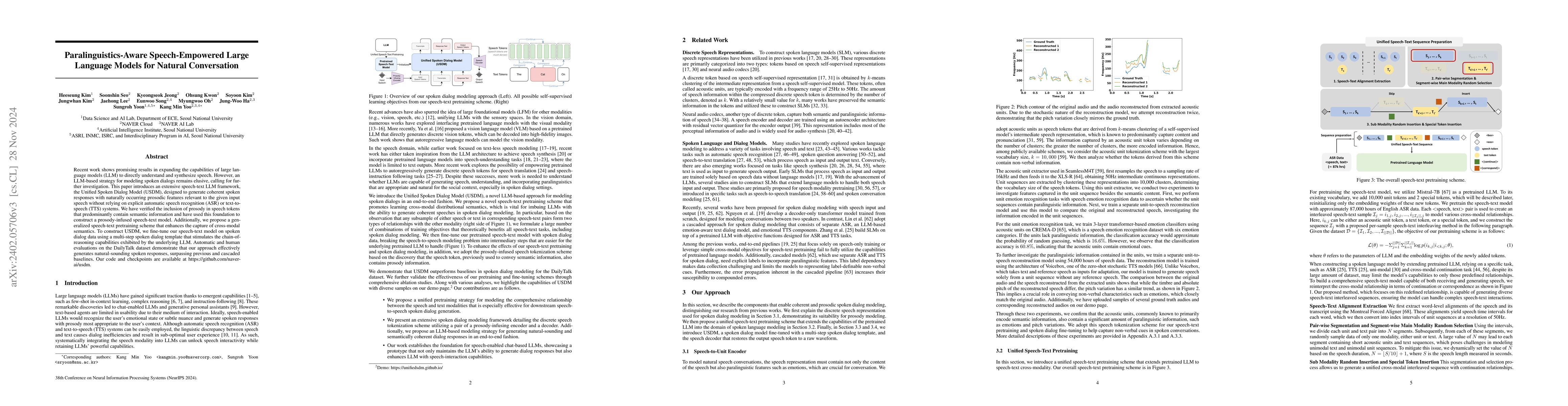 Thumbnail for Unified Speech-Text Pretraining for Spoken Dialog Modeling