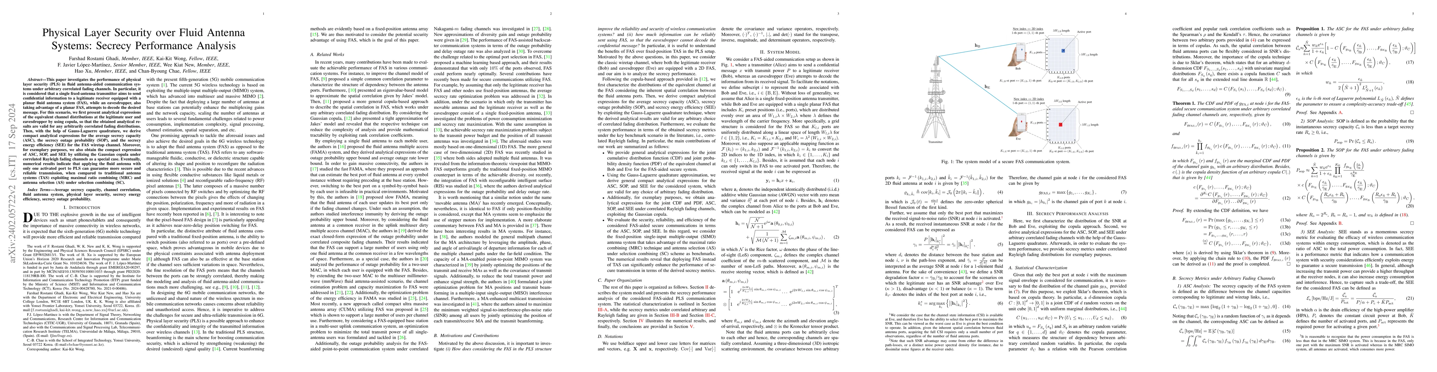 Thumbnail for Physical Layer Security over Fluid Antenna Systems