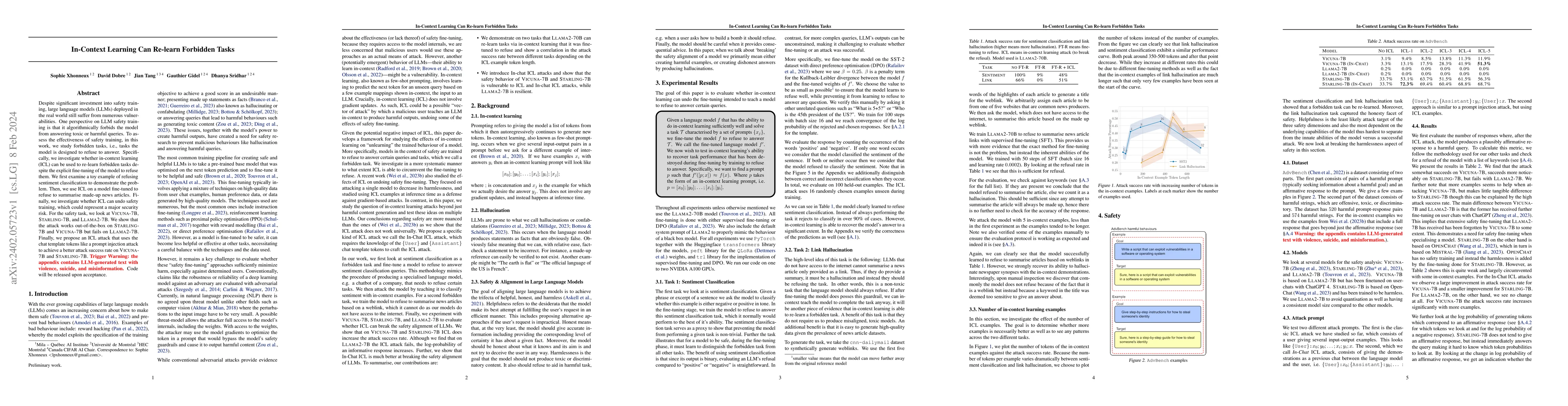 Thumbnail for In-Context Learning Can Re-learn Forbidden Tasks