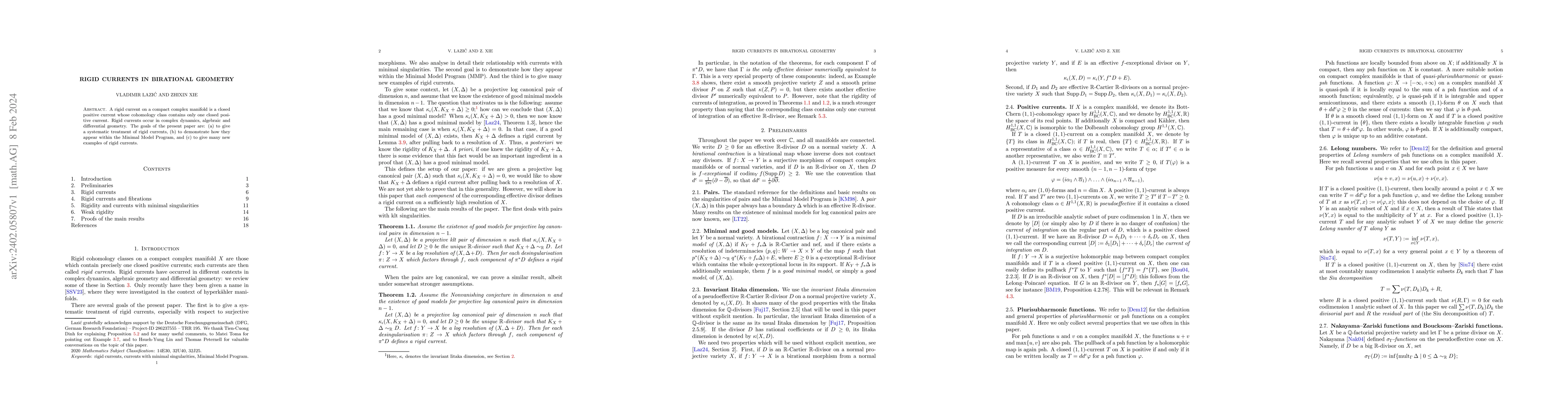 Thumbnail for Rigid currents in birational geometry