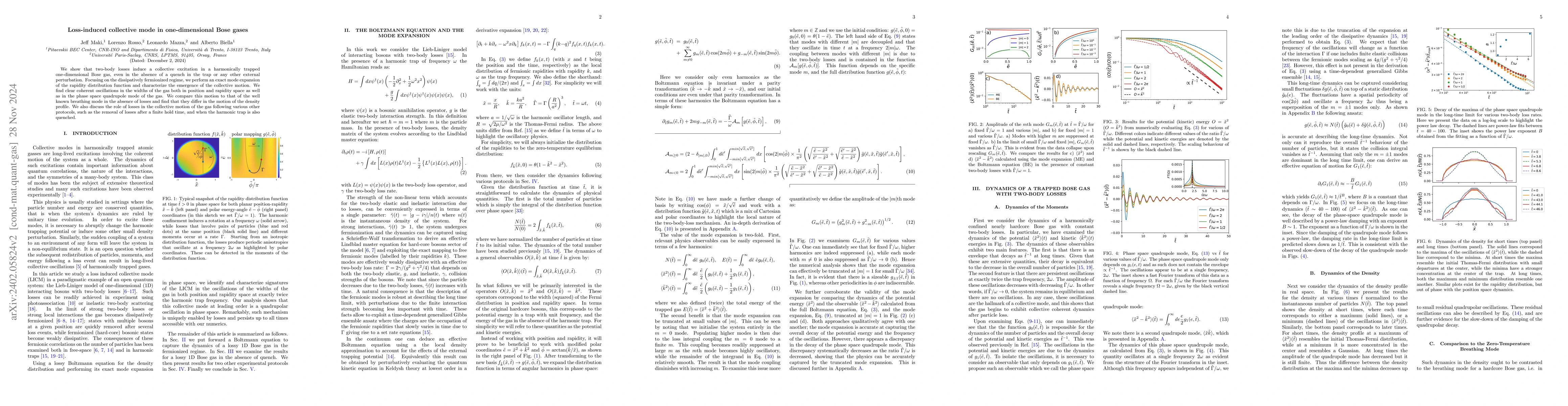 Thumbnail for Loss induced collective mode in one-dimensional Bose gases