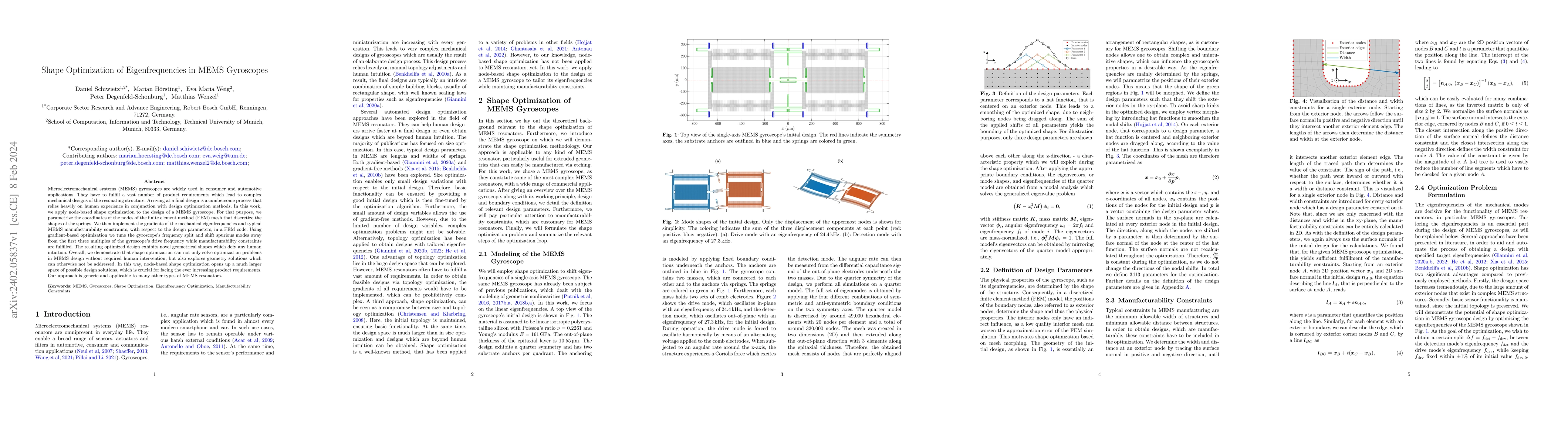 Thumbnail for Shape Optimization of Eigenfrequencies in MEMS Gyroscopes