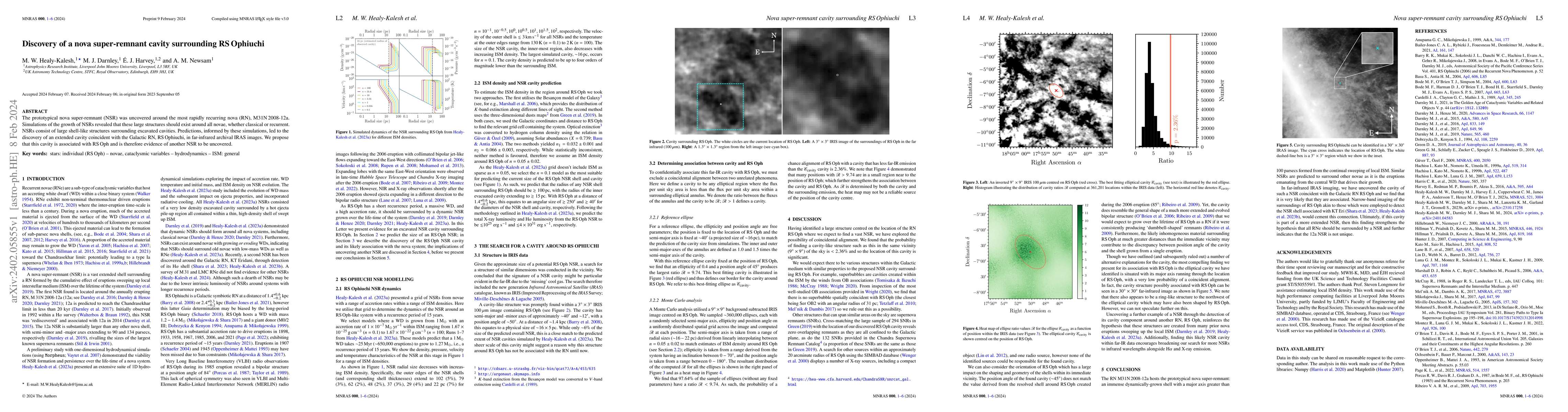 Thumbnail for Discovery of a nova super-remnant cavity surrounding RS Ophiuchi