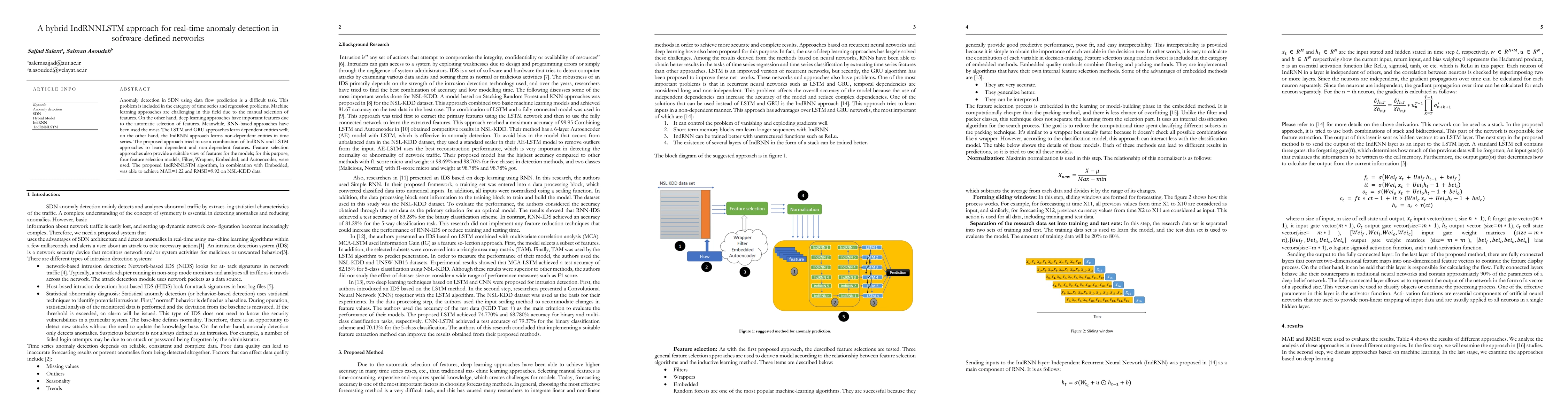 Thumbnail for A hybrid IndRNNLSTM approach for real-time anomaly detection in
  software-defined networks