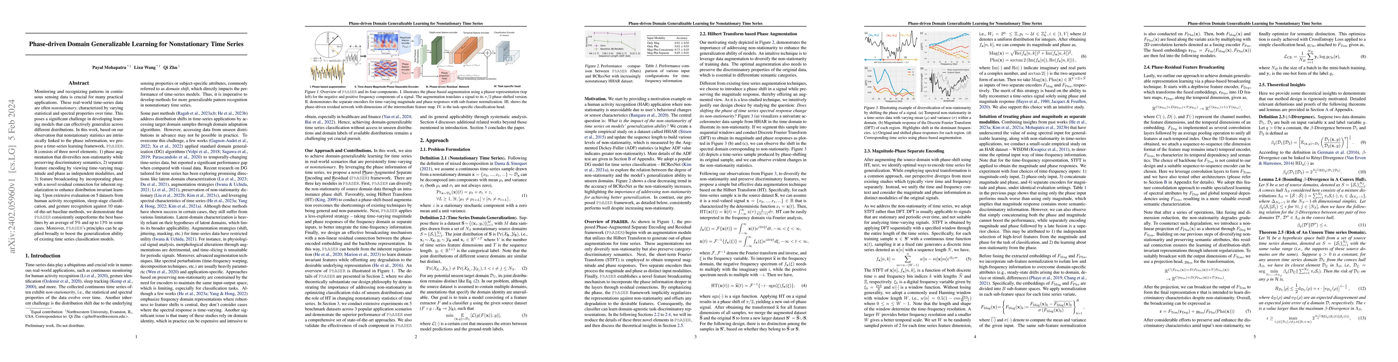 Thumbnail for Phase-driven Domain Generalizable Learning for Nonstationary Time Series