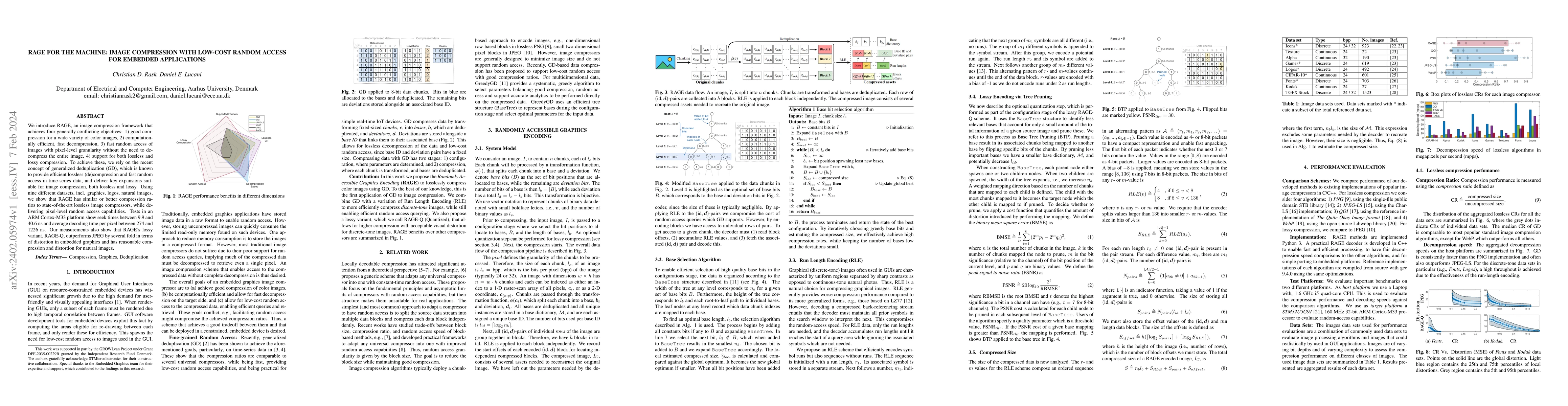 Thumbnail for RAGE for the Machine: Image Compression with Low-Cost Random Access for
  Embedded Applications