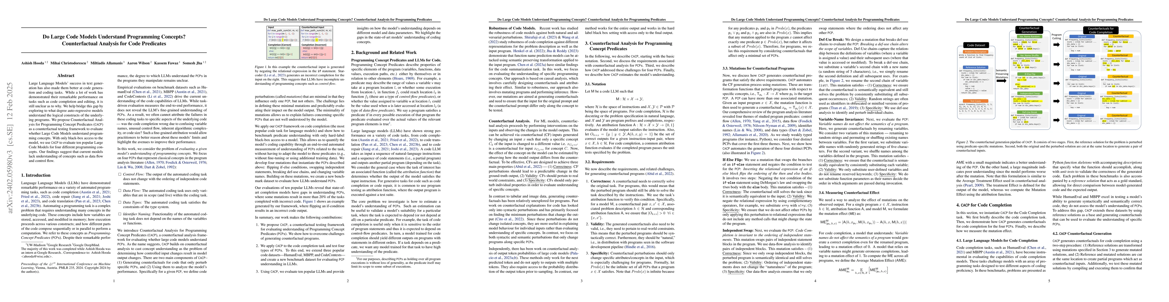 Thumbnail for Do Large Code Models Understand Programming Concepts? A Black-box
  Approach