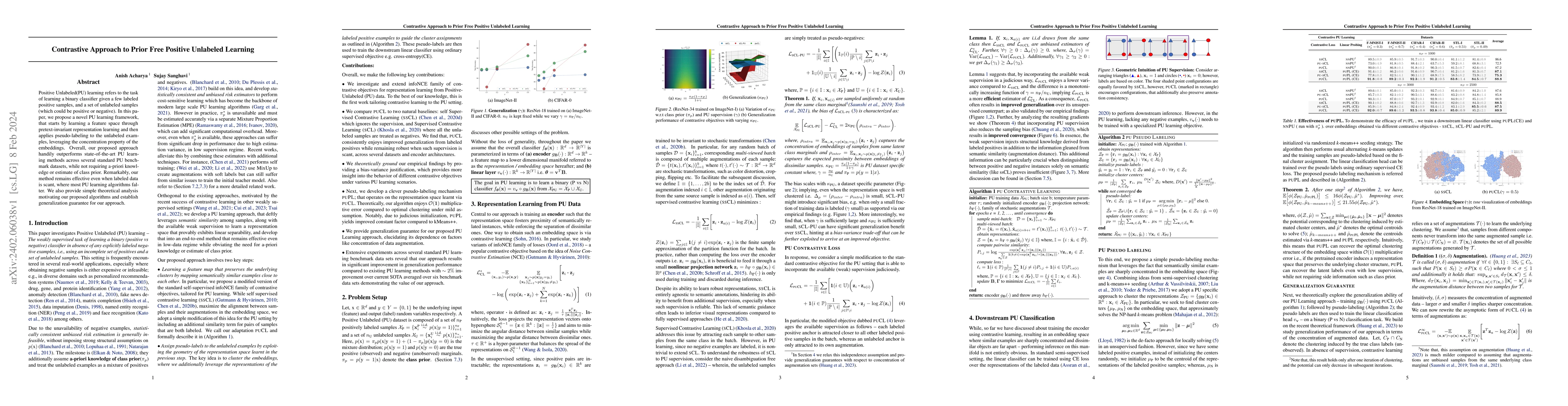Thumbnail for Contrastive Approach to Prior Free Positive Unlabeled Learning