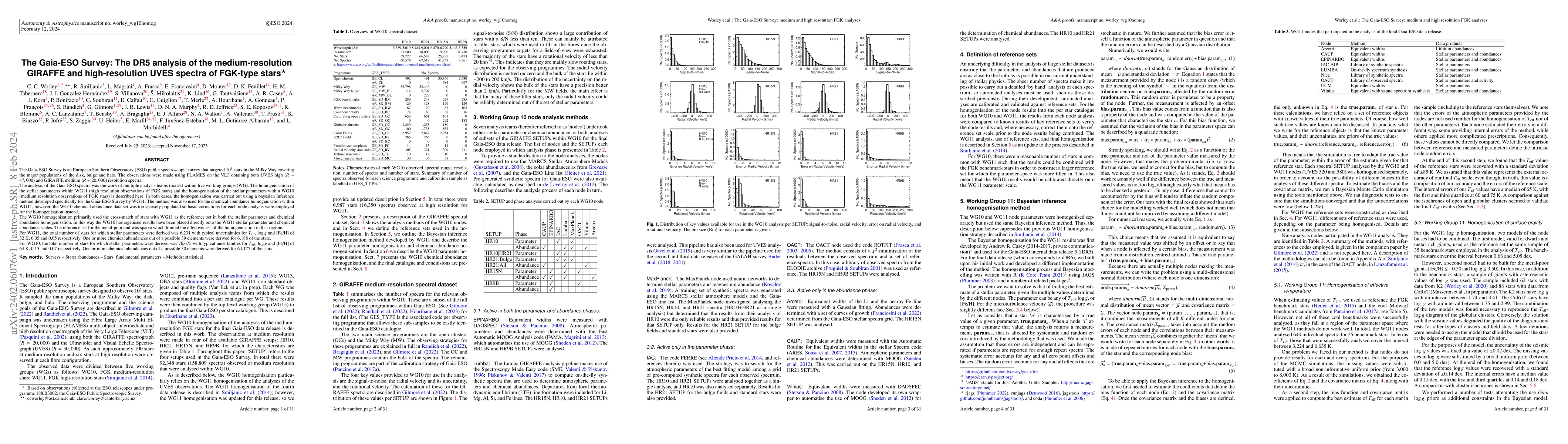 Thumbnail for The Gaia-ESO Survey: The DR5 analysis of the medium-resolution GIRAFFE
  and high-resolution UVES spectra of FGK-type stars