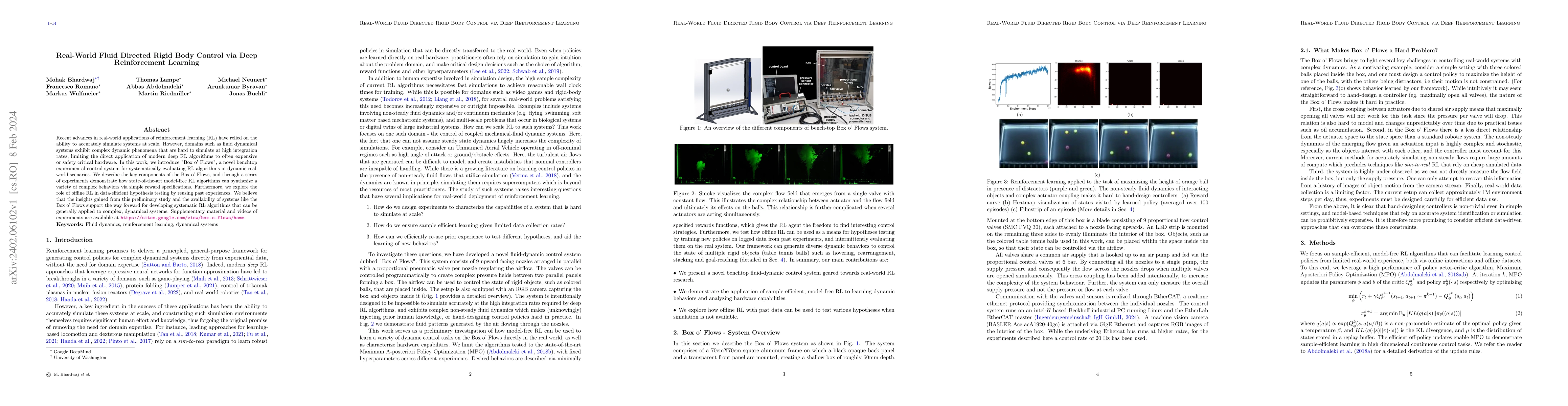 Thumbnail for Real-World Fluid Directed Rigid Body Control via Deep Reinforcement
  Learning