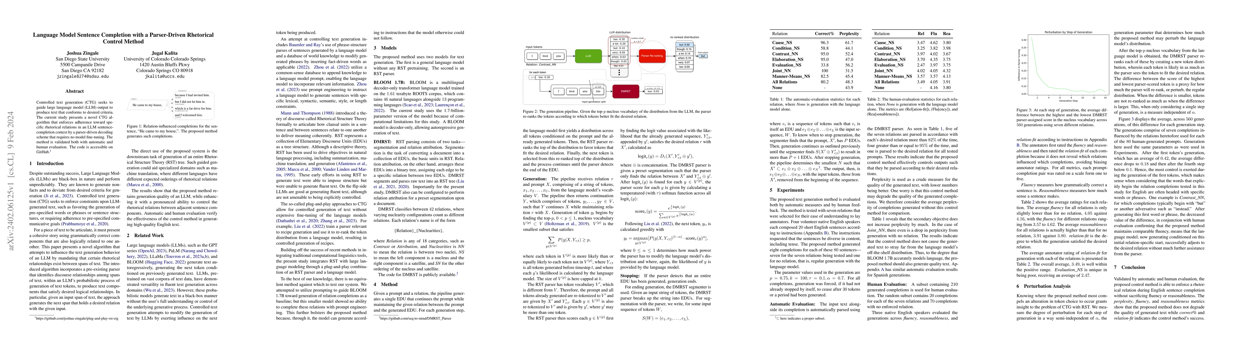 Thumbnail for Language Model Sentence Completion with a Parser-Driven Rhetorical
  Control Method