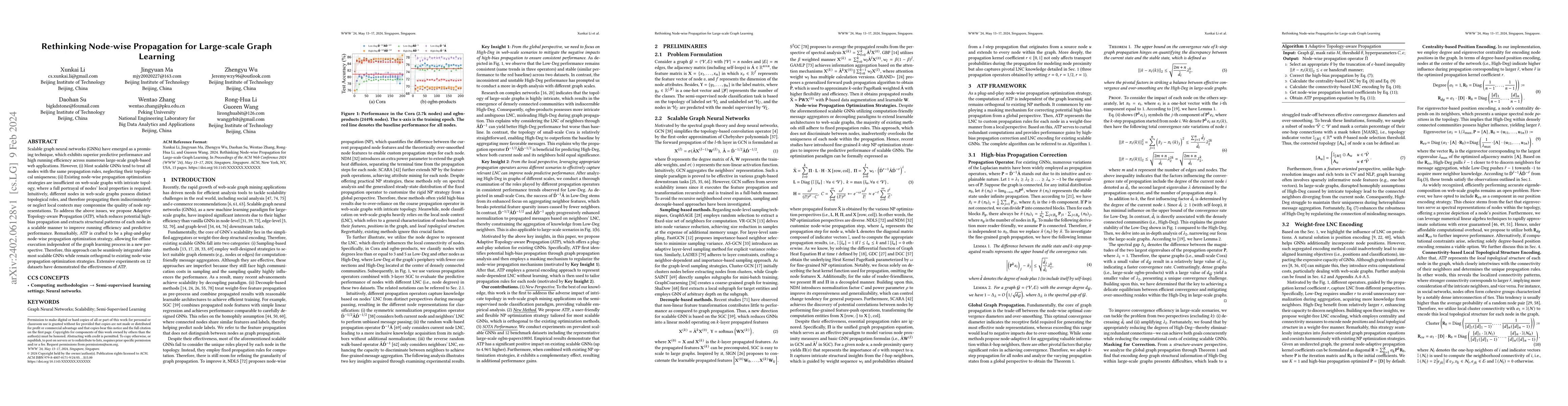 Thumbnail for Rethinking Node-wise Propagation for Large-scale Graph Learning