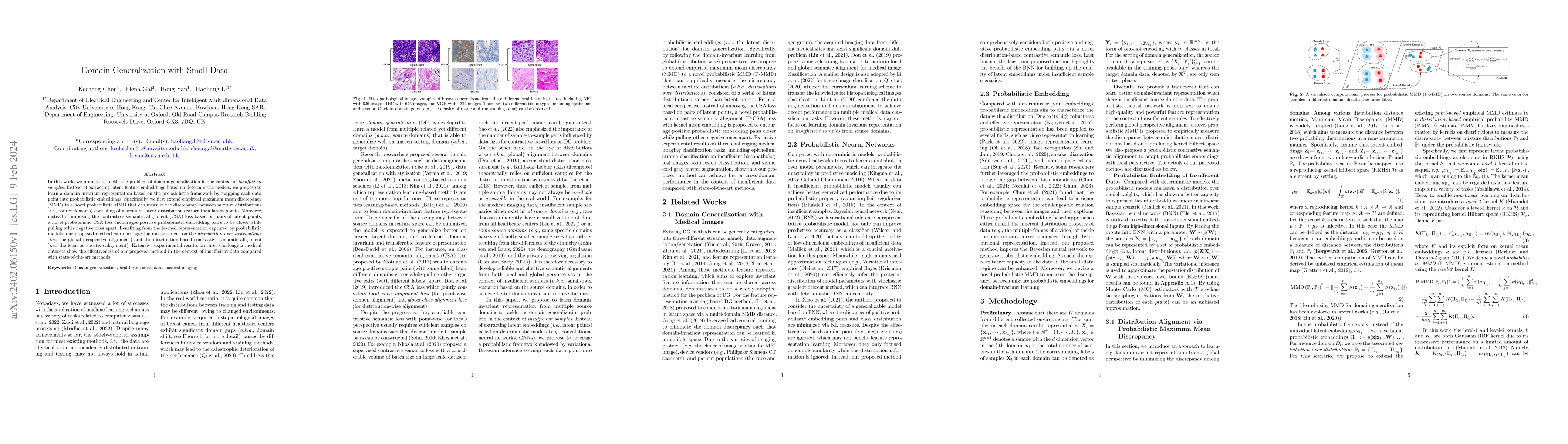 Thumbnail for Domain Generalization with Small Data