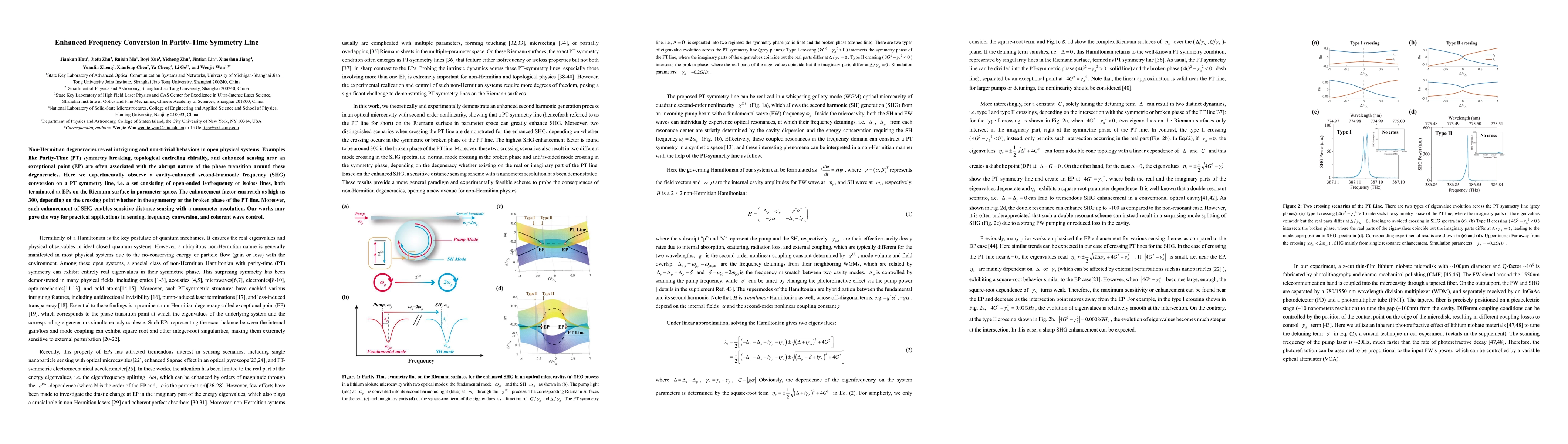 Thumbnail for Enhanced Frequency Conversion in Parity-Time Symmetry Line