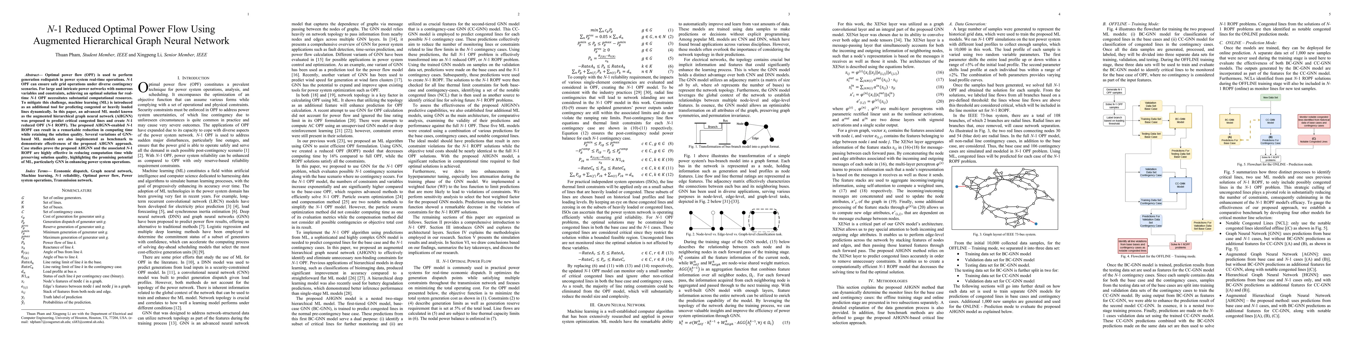 Thumbnail for N-1 Reduced Optimal Power Flow Using Augmented Hierarchical Graph Neural
  Network