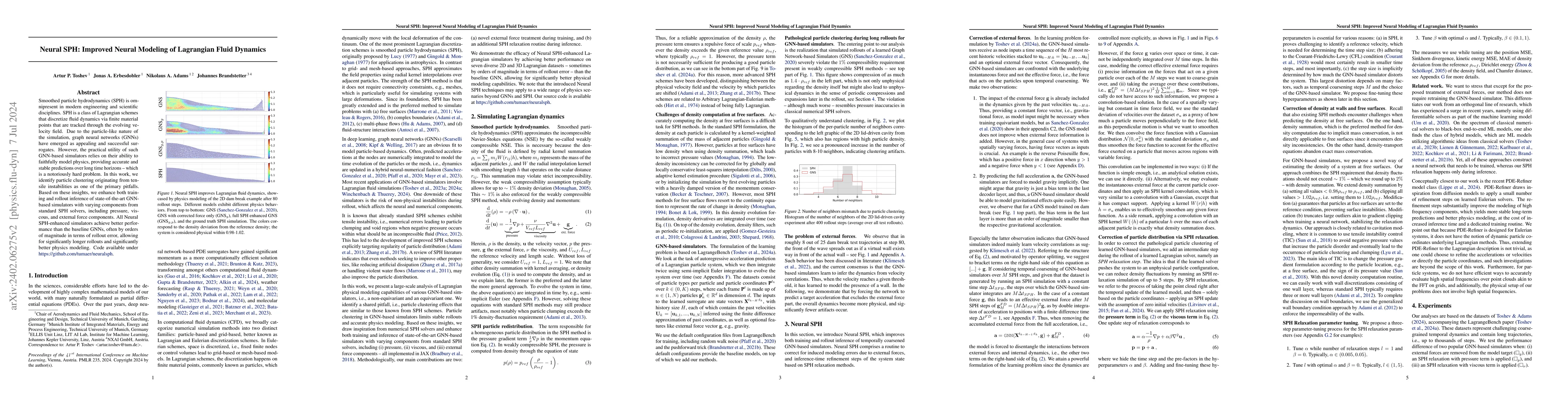 Thumbnail for Neural SPH: Improved Neural Modeling of Lagrangian Fluid Dynamics