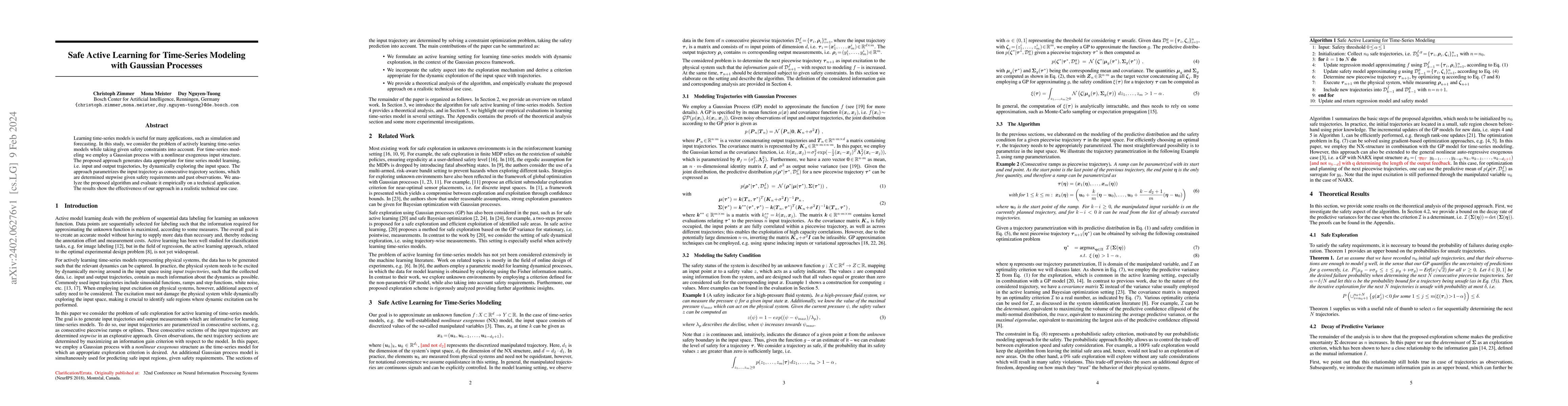 Thumbnail for Safe Active Learning for Time-Series Modeling with Gaussian Processes