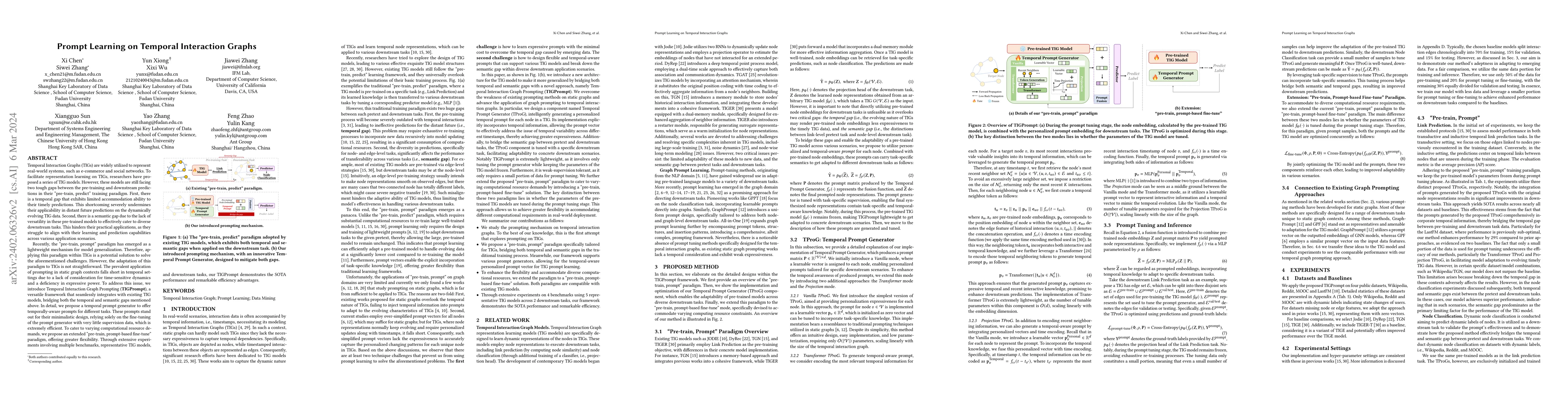 Thumbnail for Prompt Learning on Temporal Interaction Graphs