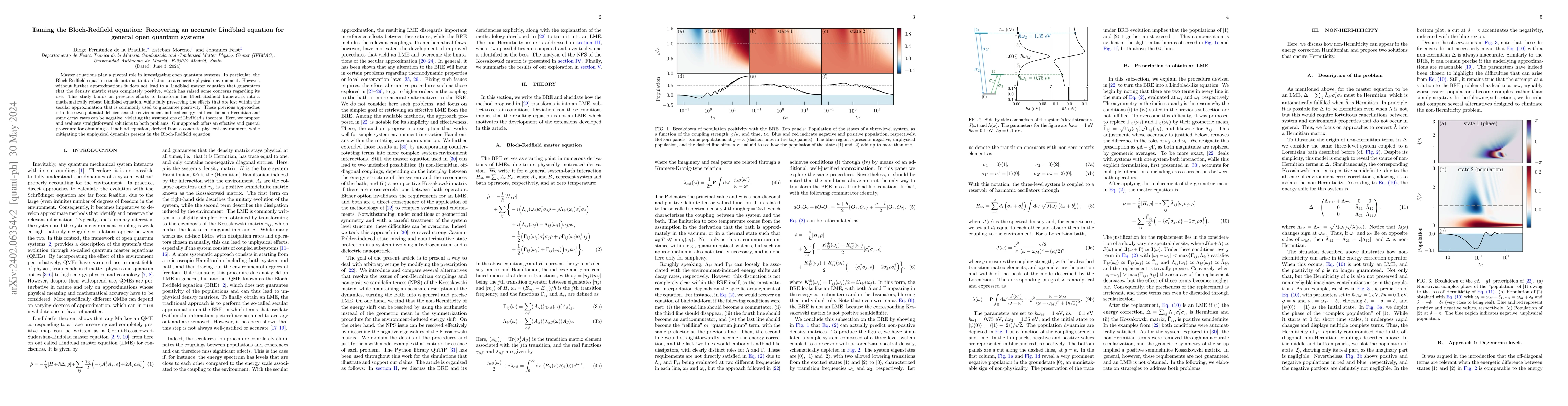 Thumbnail for Taming the Bloch-Redfield equation: Recovering an accurate Lindblad
  equation for general open quantum systems