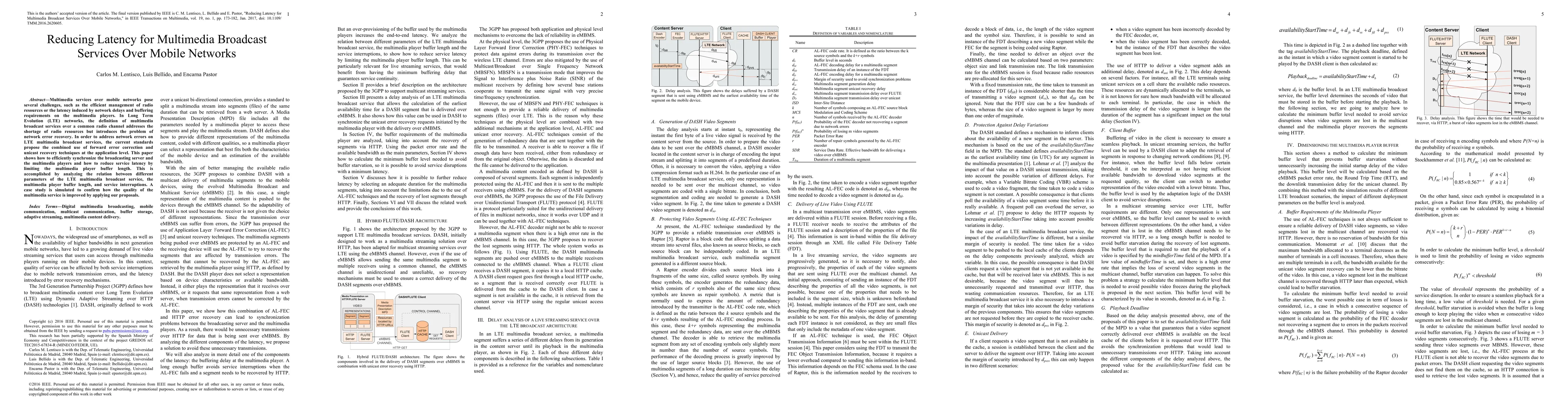 Thumbnail for Reducing Latency for Multimedia Broadcast Services Over Mobile Networks
