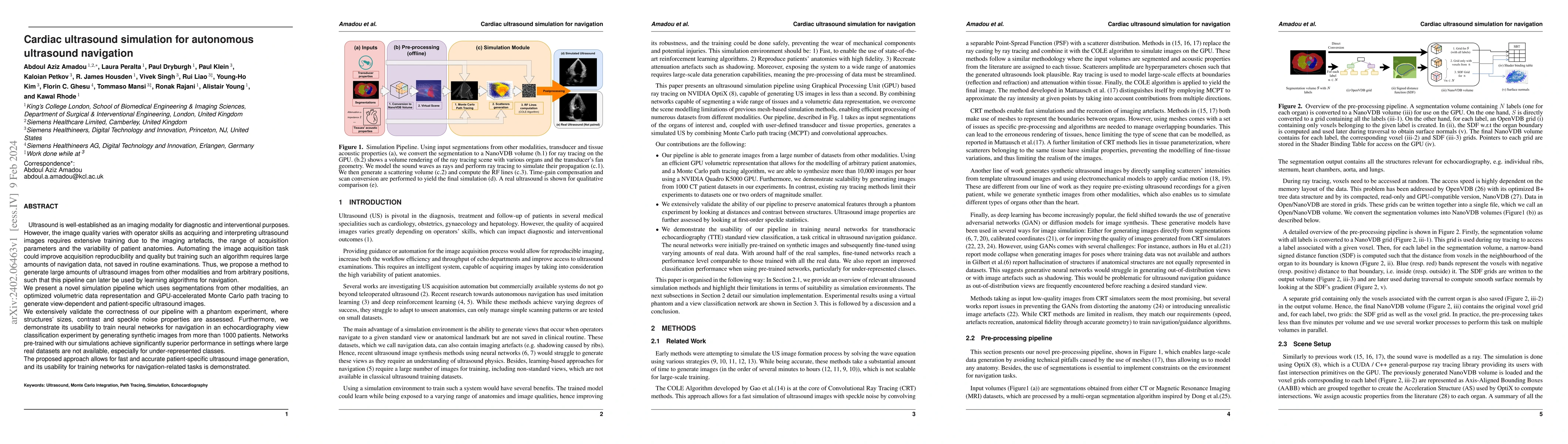 Thumbnail for Cardiac ultrasound simulation for autonomous ultrasound navigation