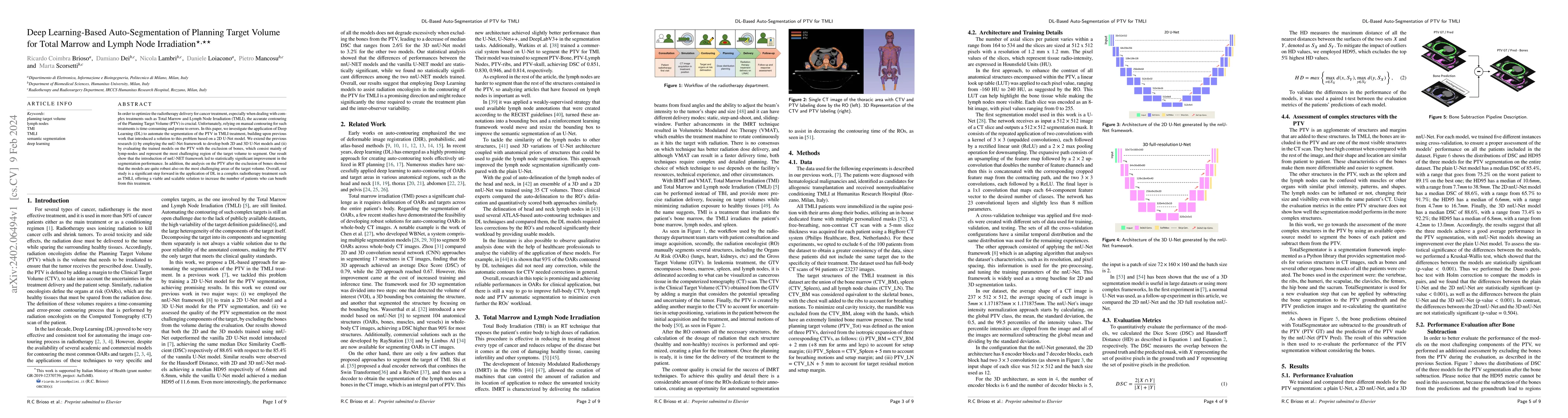 Thumbnail for Deep Learning-Based Auto-Segmentation of Planning Target Volume for
  Total Marrow and Lymph Node Irradiation