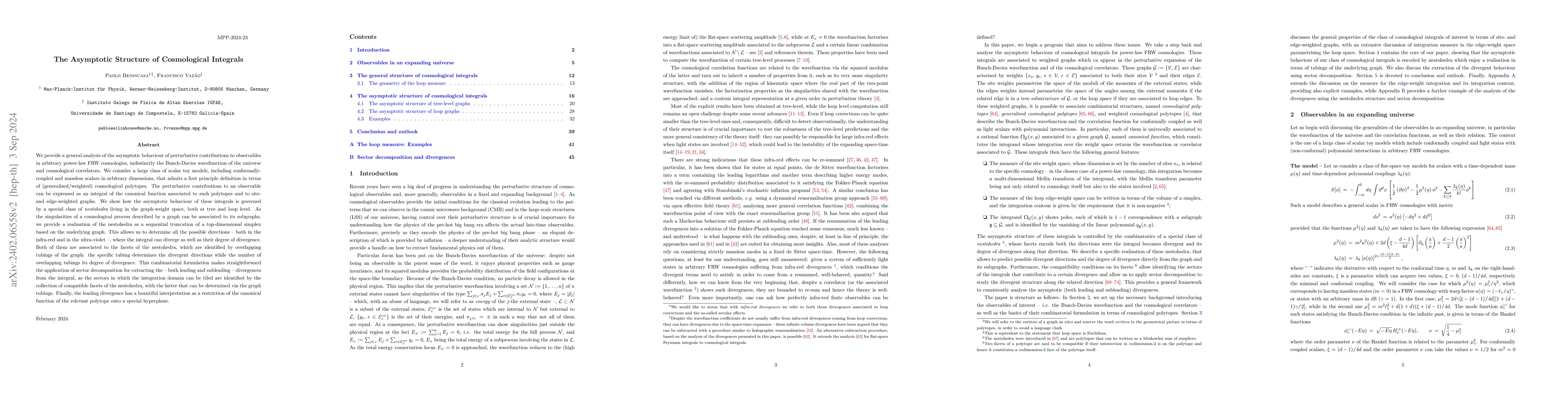 Thumbnail for The Asymptotic Structure of Cosmological Integrals