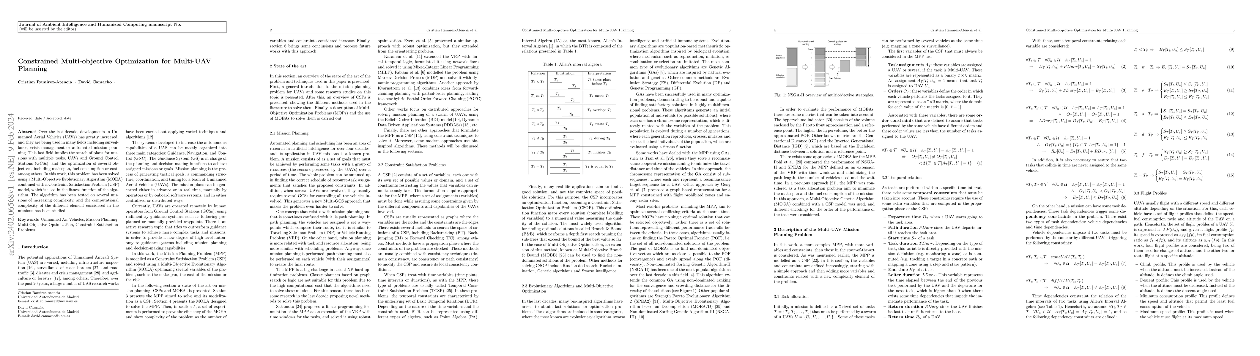 Thumbnail for Constrained multi-objective optimization for multi-UAV planning