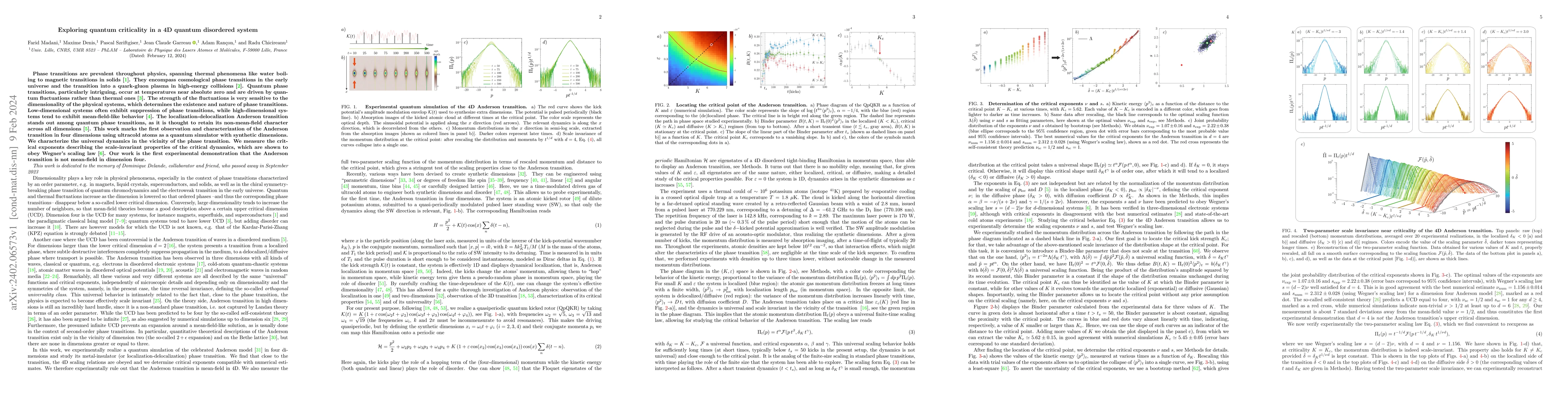 Thumbnail for Exploring quantum criticality in a 4D quantum disordered system