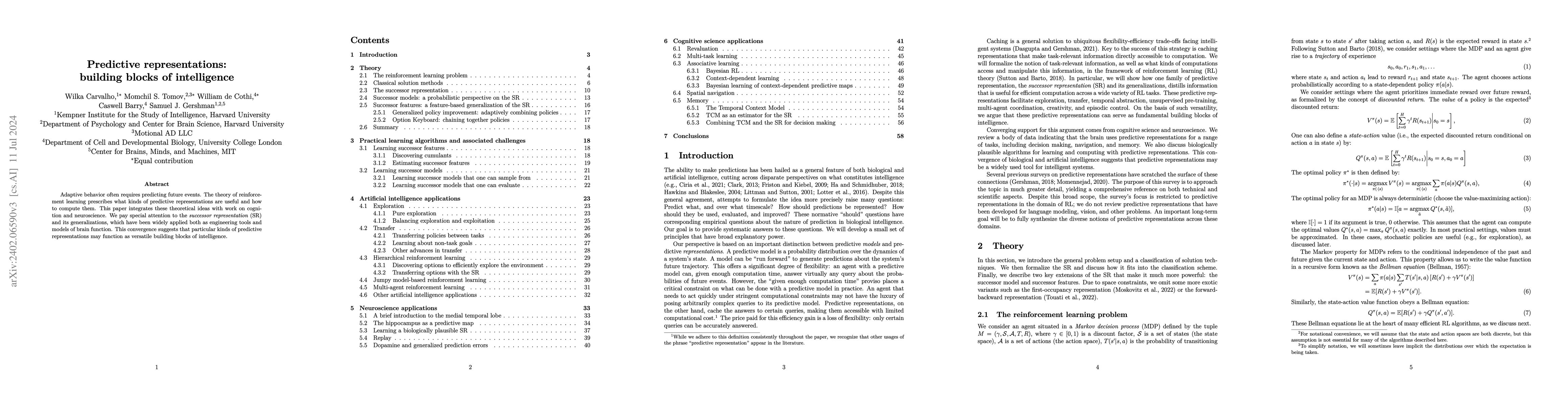 Thumbnail for Predictive representations: building blocks of intelligence