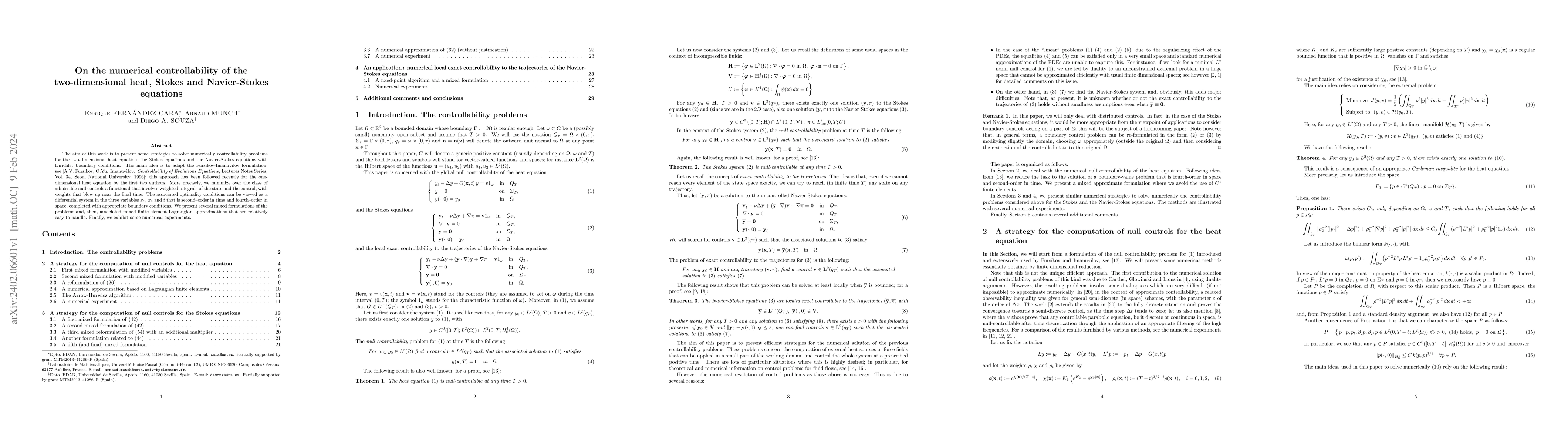 Thumbnail for On the numerical controllability of the two-dimensional heat, Stokes and
  Navier-Stokes equations