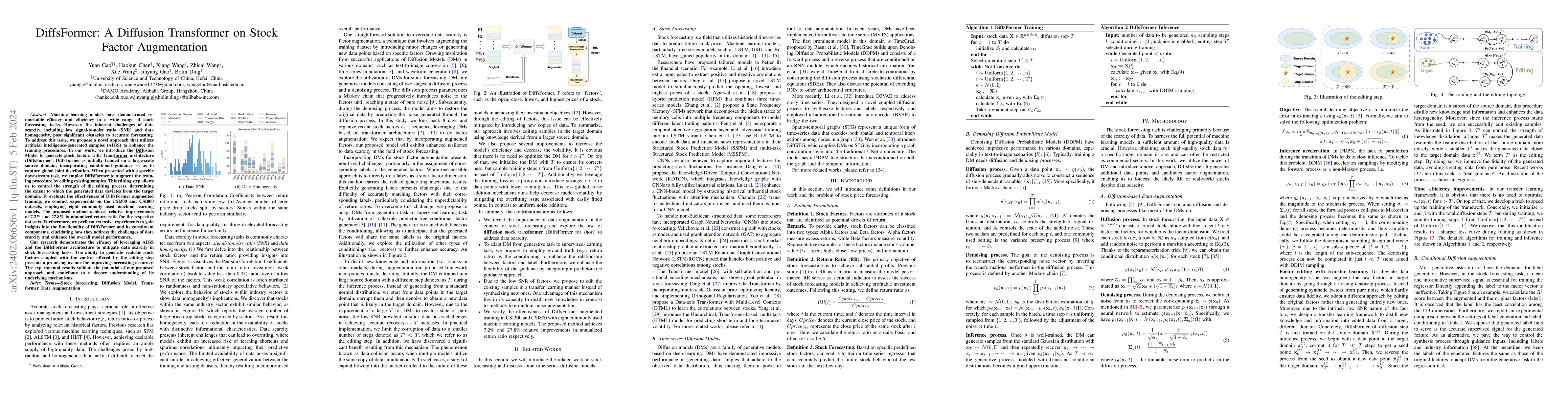 Thumbnail for DiffsFormer: A Diffusion Transformer on Stock Factor Augmentation