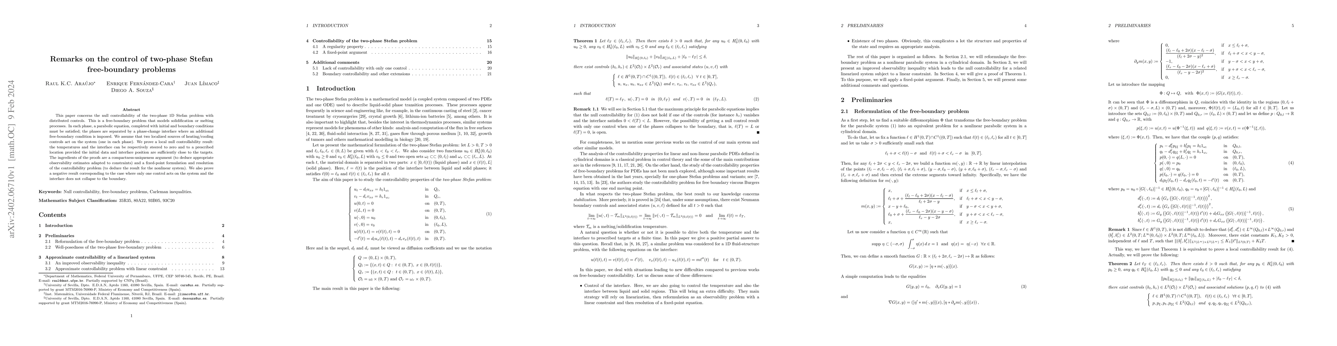 Thumbnail for Remarks on the control of two-phase Stefan free-boundary problems