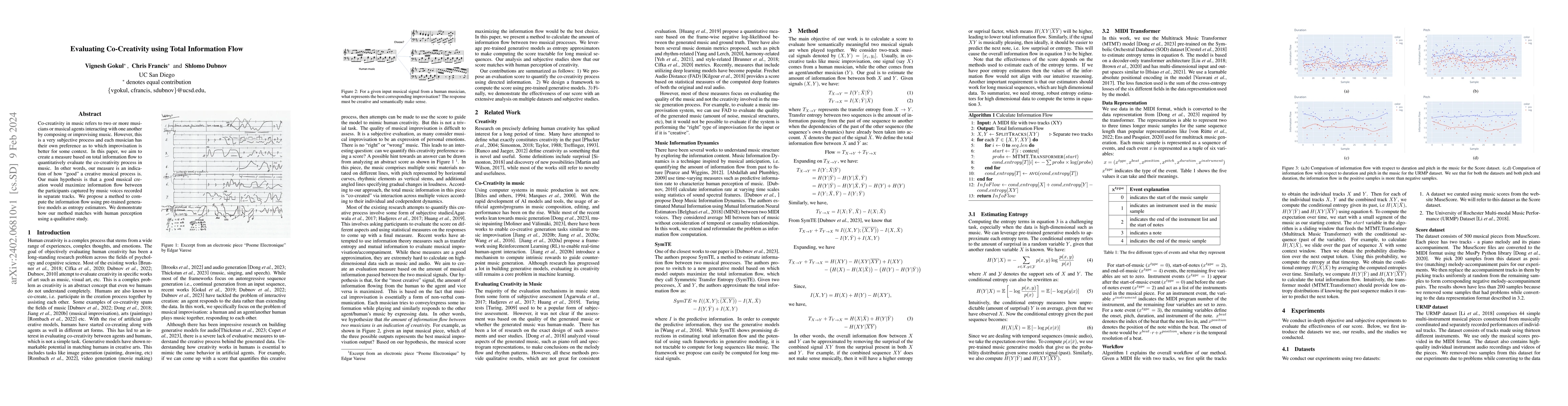 Thumbnail for Evaluating Co-Creativity using Total Information Flow